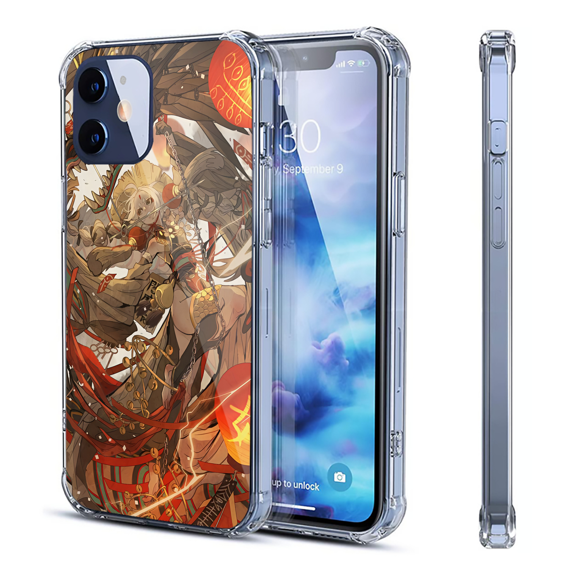 （画像用） 刀剣乱舞 Touken Ranbu 【iPhone 12シリーズ対応】透明スマホケース（クリアソフトケース）